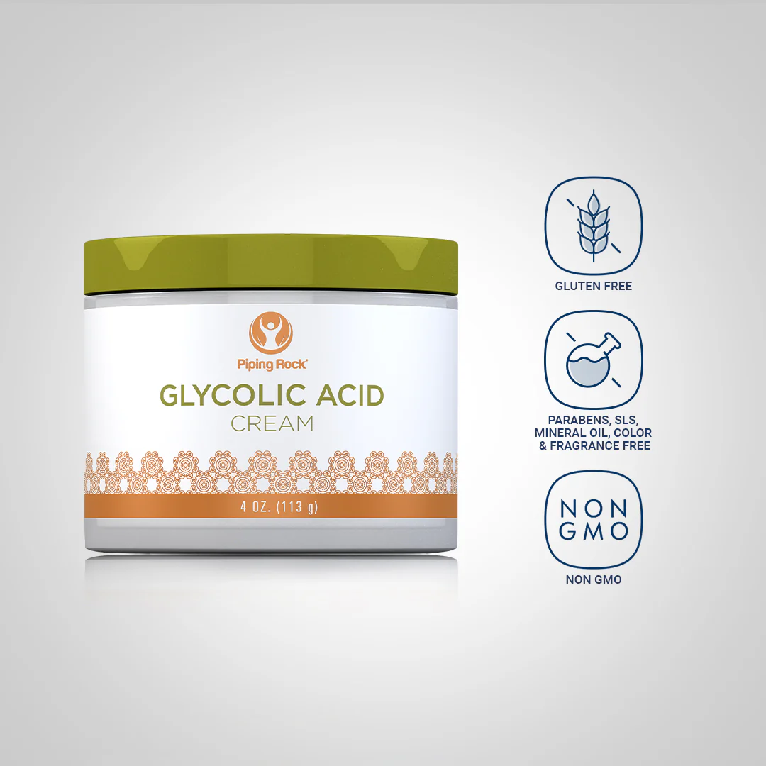 10% Glycolic Acid Cream, 4 oz (113 g) Jar - Image 4