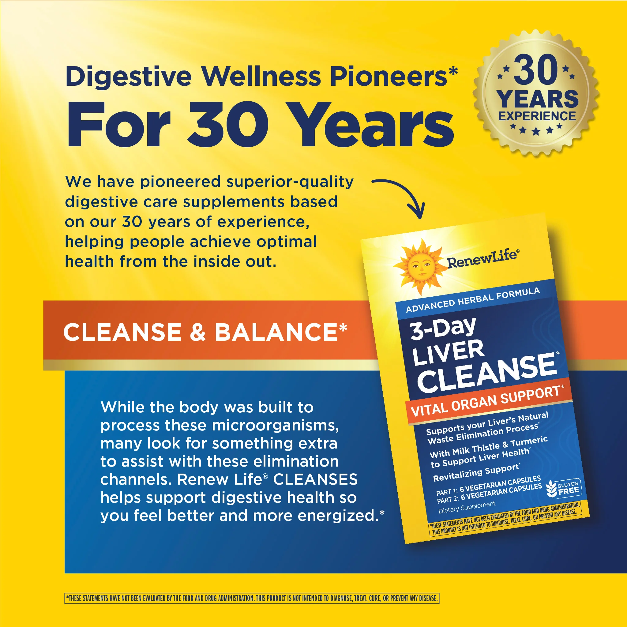 3 Day Liver Cleanse Vital Organ Support, 12 Vegetarian Capsules - Image 8