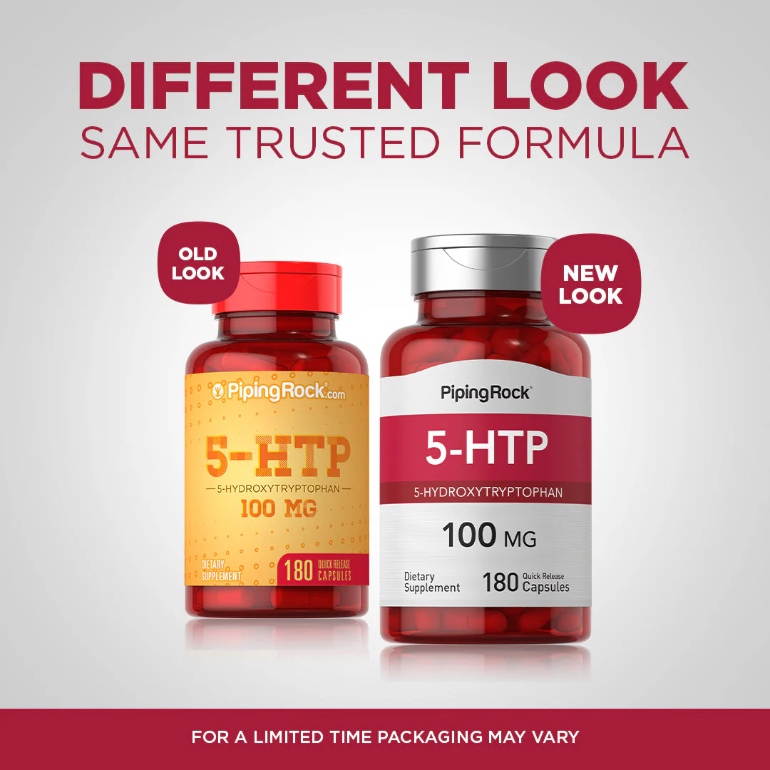 5-HTP, 100 mg, 180 Quick Release Capsules - Image 4