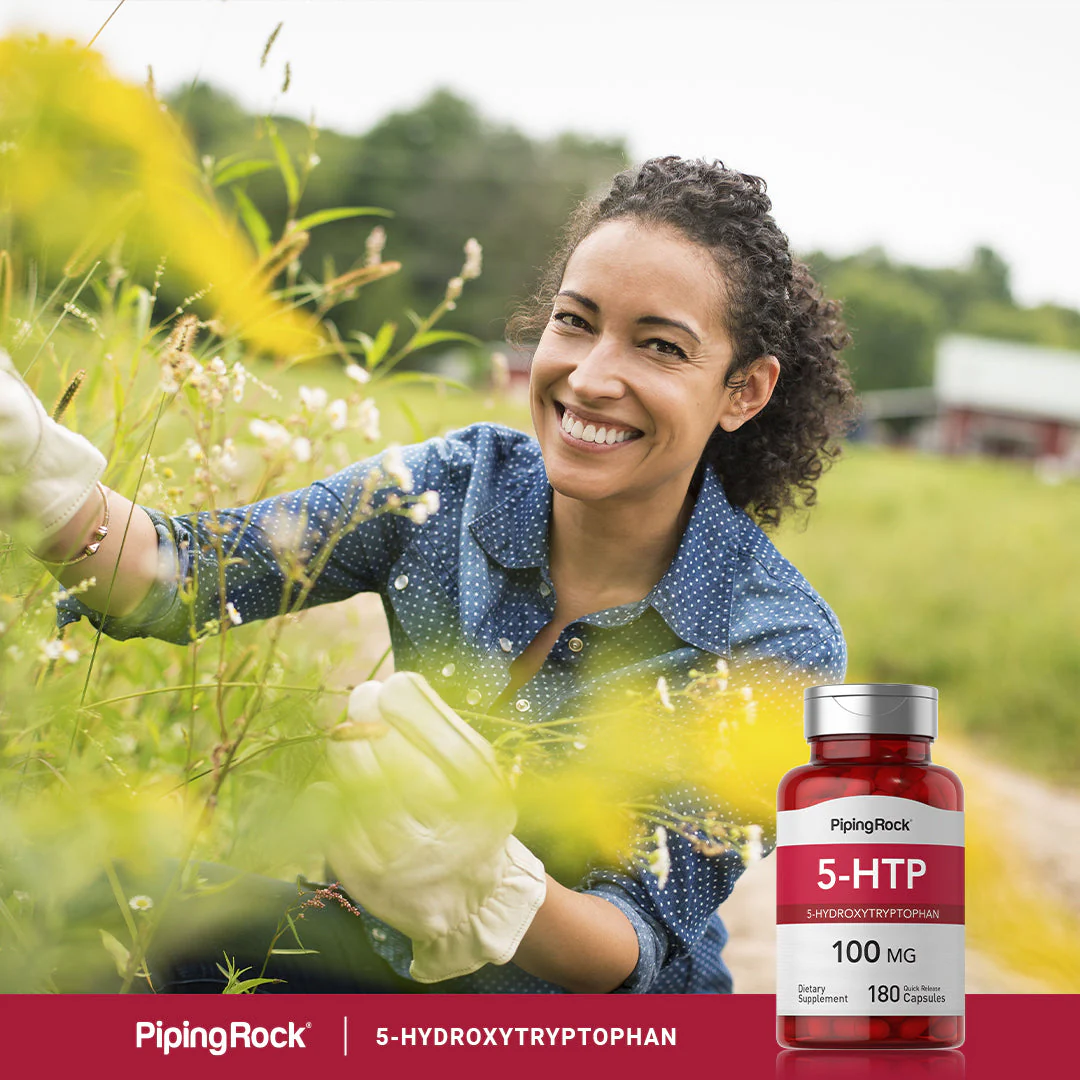 5-HTP, 100 mg, 180 Quick Release Capsules, 2  Bottles - Image 8