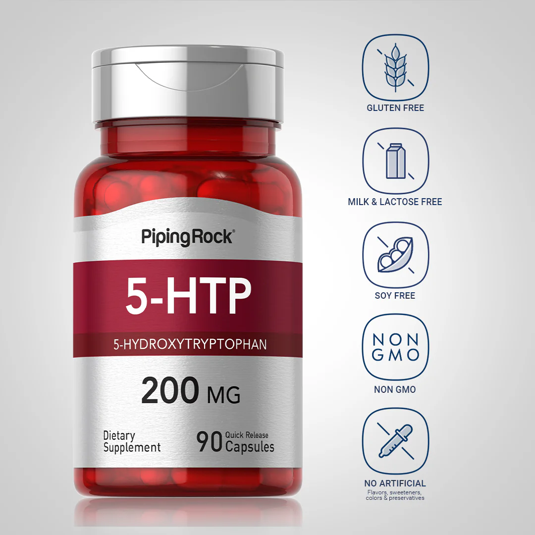 5-HTP, 200 mg, 90 Quick Release Capsules - Image 5
