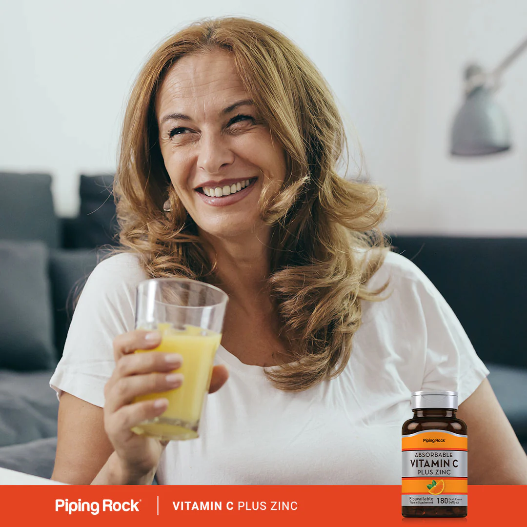 Absorbable Vitamin C Plus Zinc, 180 Quick Release Softgels, 2  Bottles - Image 6