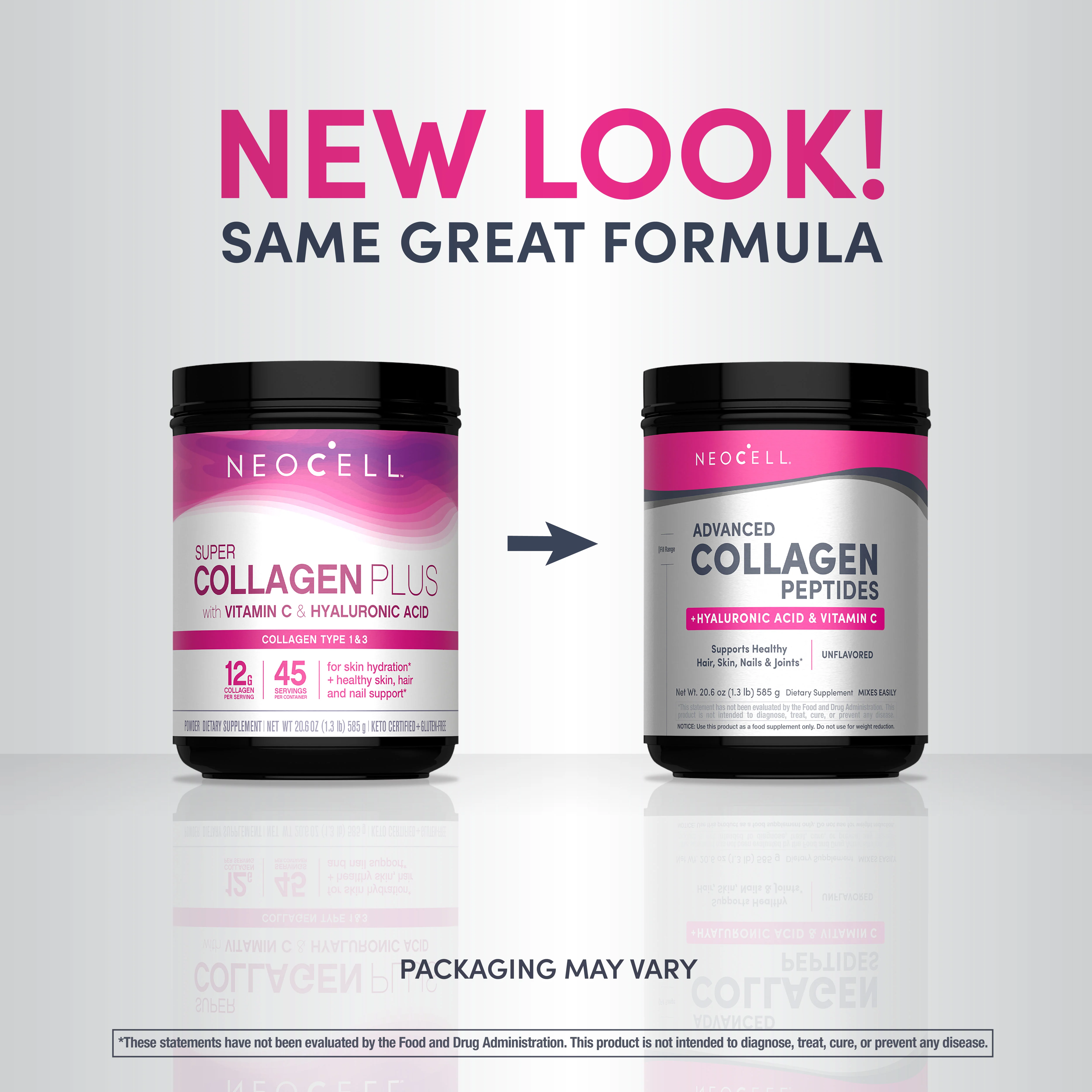 Advanced Collagen Peptides + Hyaluronic Acid + C, 20.6 oz (585 g) Powder - Image 4