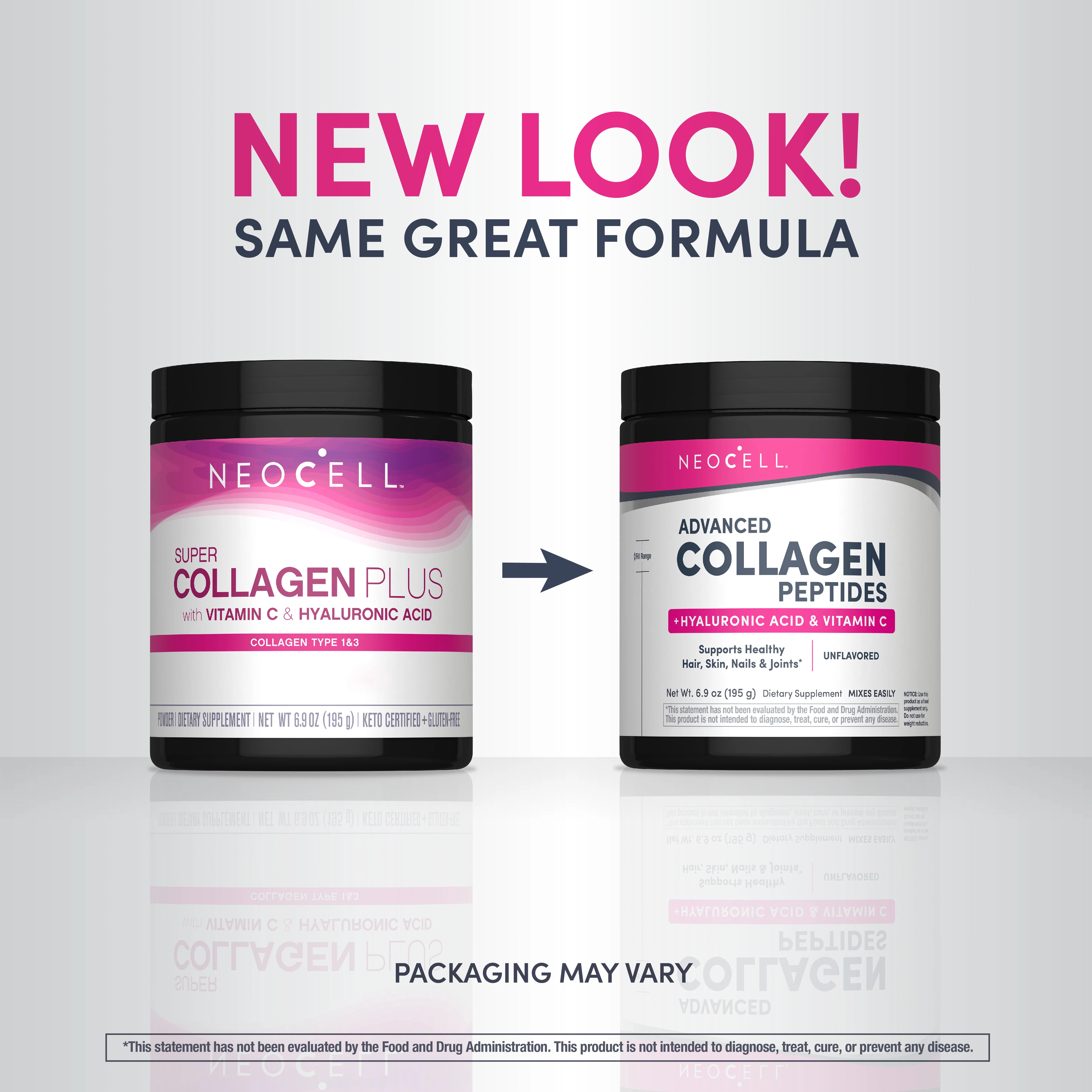 Advanced Collagen Peptides + Hyaluronic Acid + C, 6.9 oz (195 g) Powder - Image 4