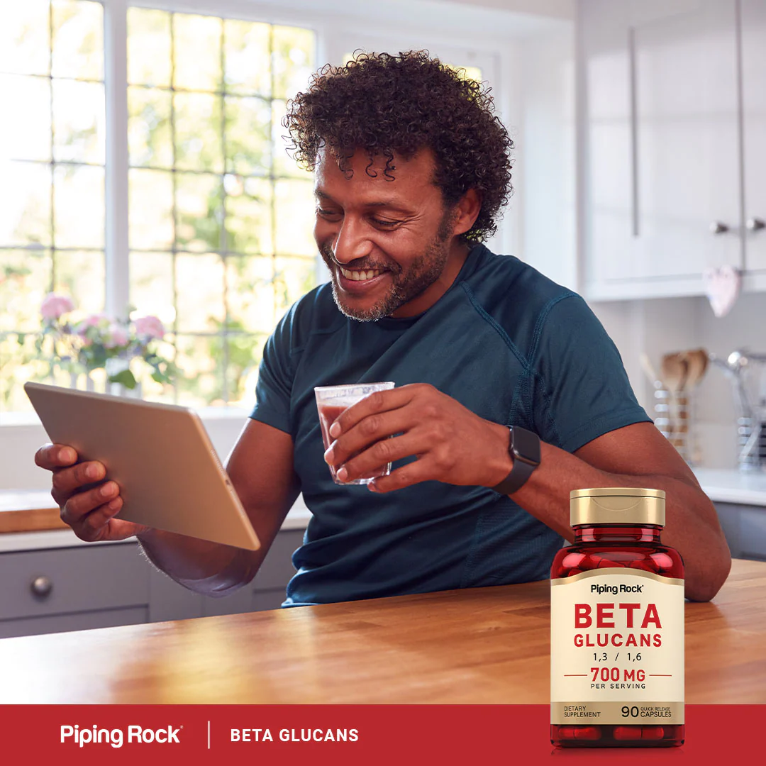 Beta 1,3/1,6-D-Glucan, 700 mg (per serving), 90 Quick Release Capsules, 2  Bottles - Image 7