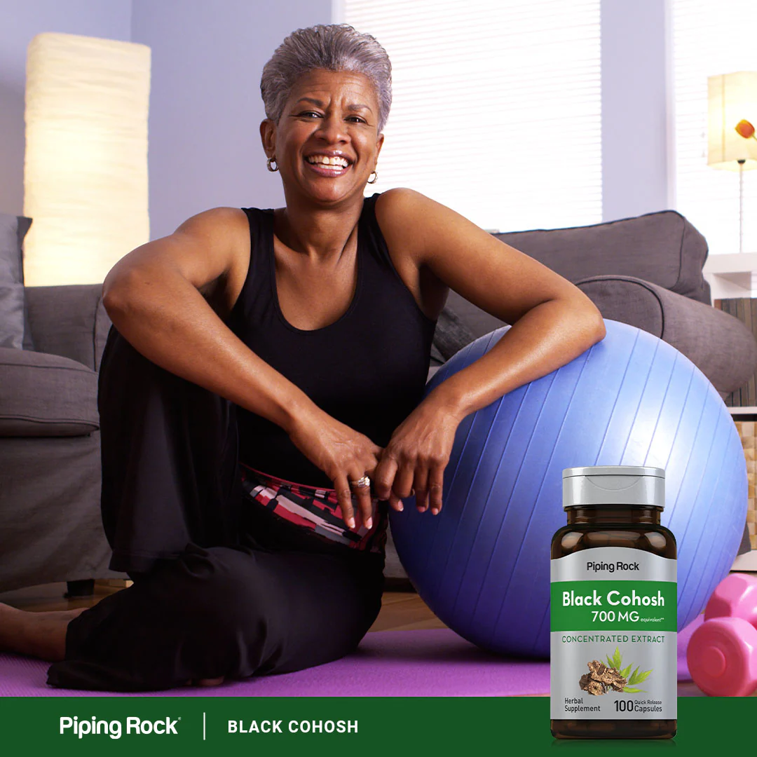 Black Cohosh, 700 mg, 100 Quick Release Capsules, 2  Bottles - Image 7