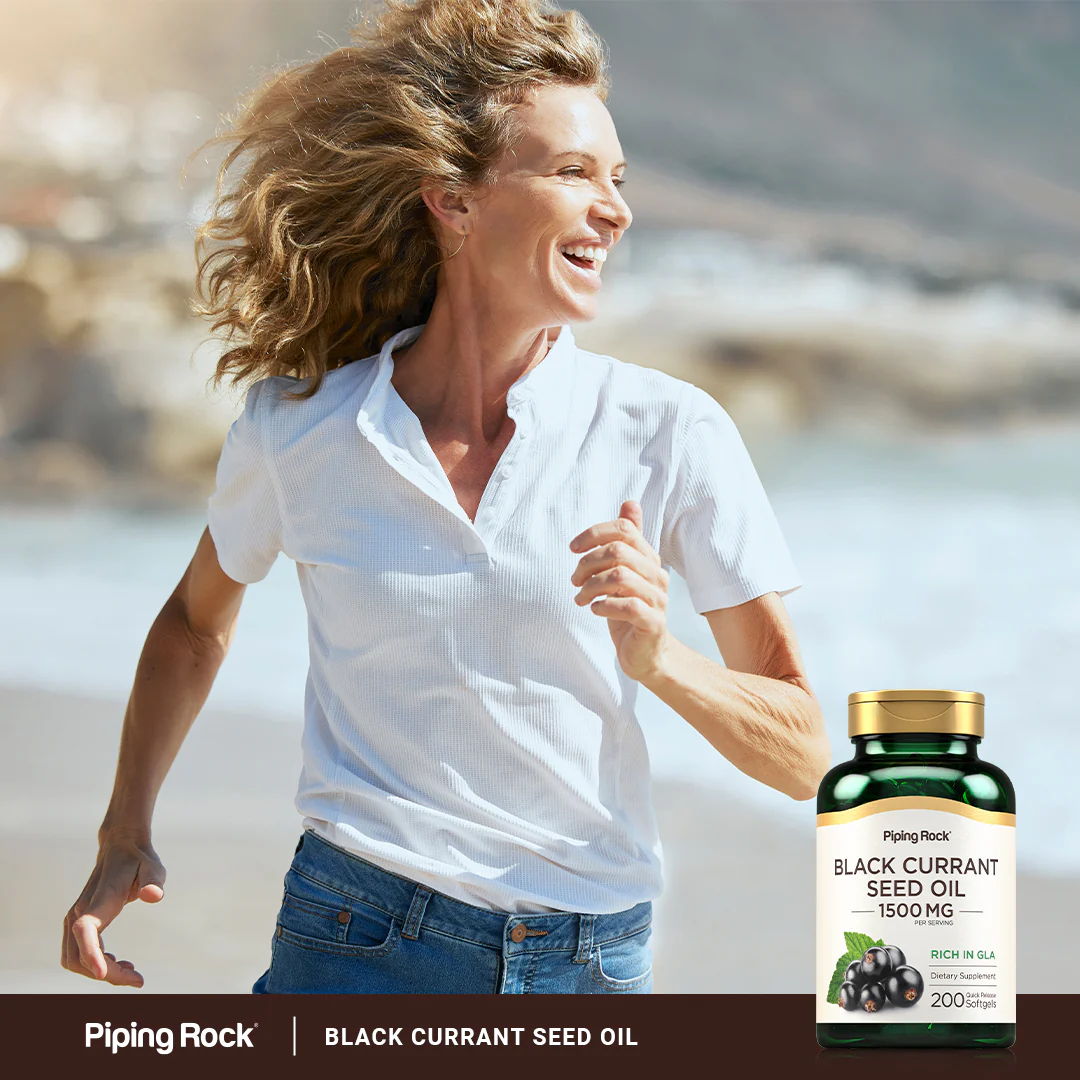 Black Currant Seed Oil, 1500 mg (per serving), 200 Quick Release Softgels - Image 7