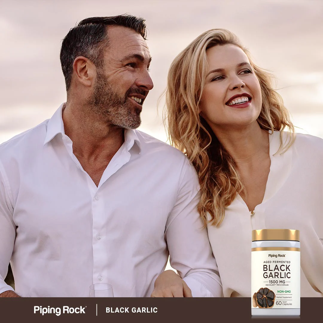 Black Garlic, 1500 mg (per serving), 60 Vegan Capsules - Image 7