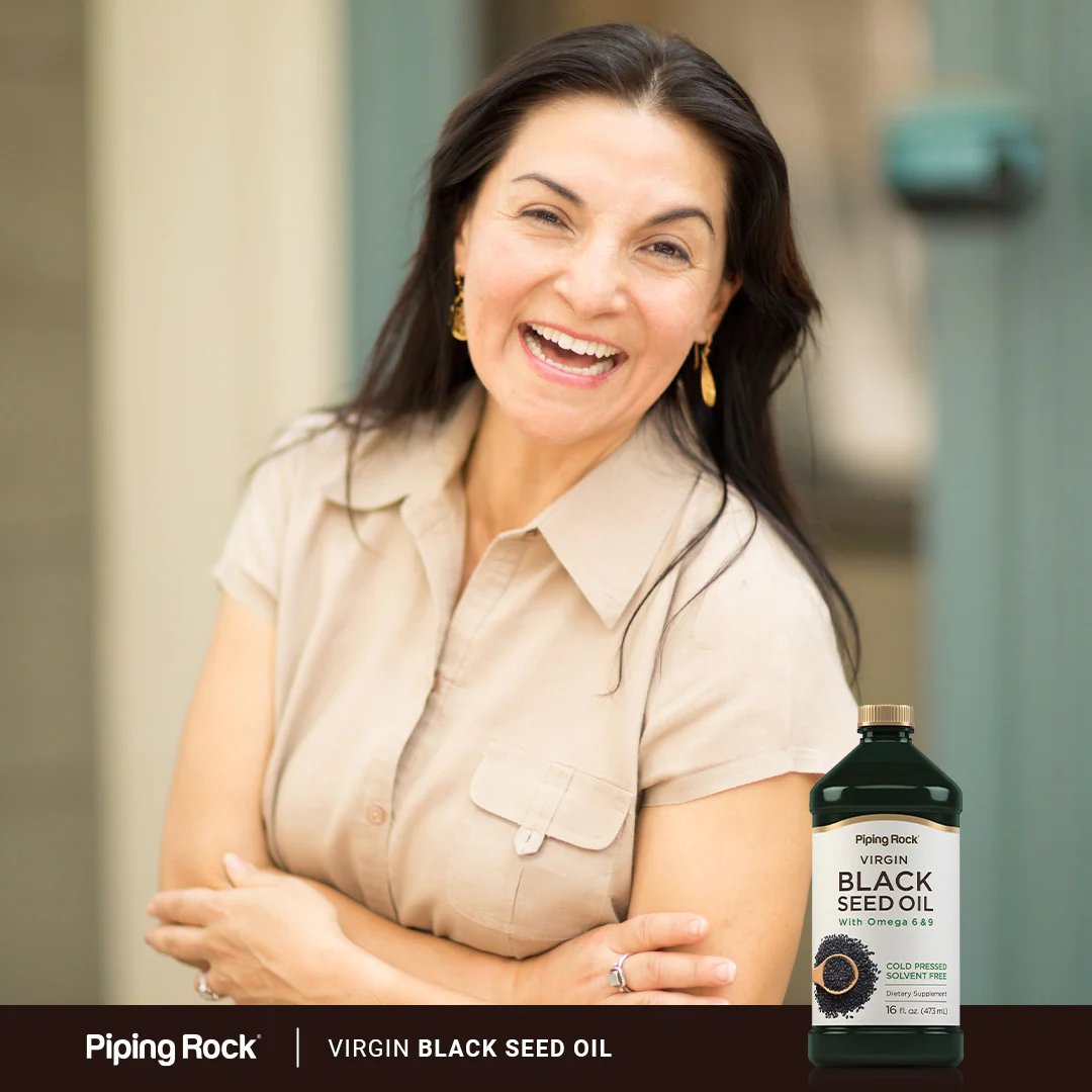 Black Seed Oil (Cumin Seed) - Cold Pressed, 16 fl oz (473 mL) Bottles, 3  Bottles - Image 6