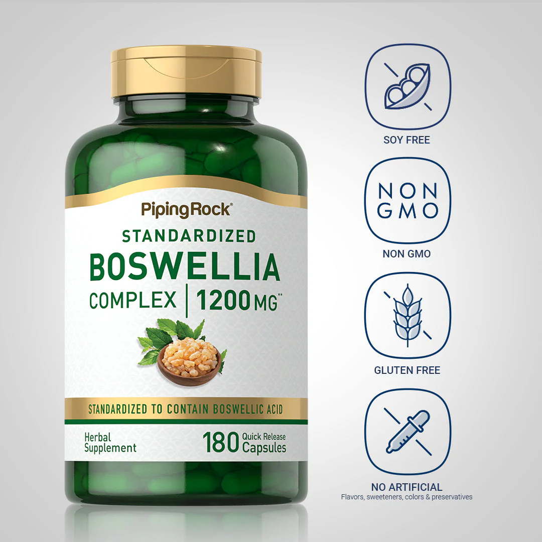 Boswellia Serrata, 1200 mg, 180 Quick Release Capsules, 2  Bottles - Image 5