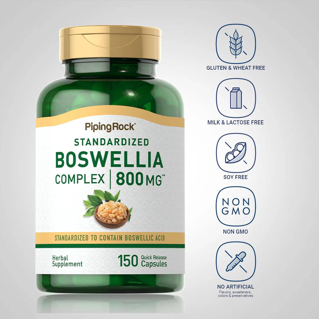 Boswellia Serrata Standardized Complex, 800 mg, 150 Quick Release Capsules, 2  Bottles - Image 5