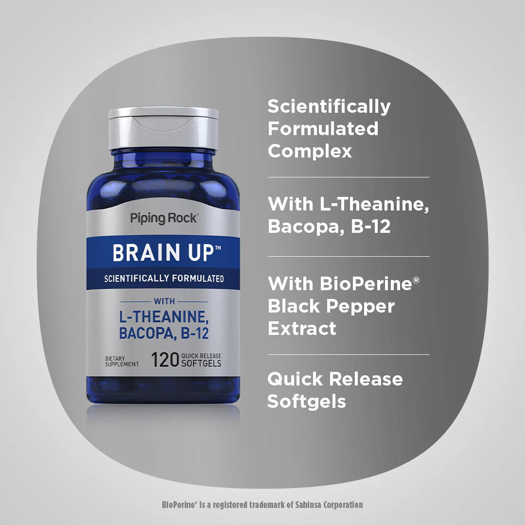 Brain Up, 120 Quick Release Softgels - Image 3