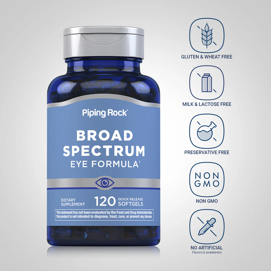 Broad Spectrum Eye Formula, 120 Quick Release Softgels - Image 4