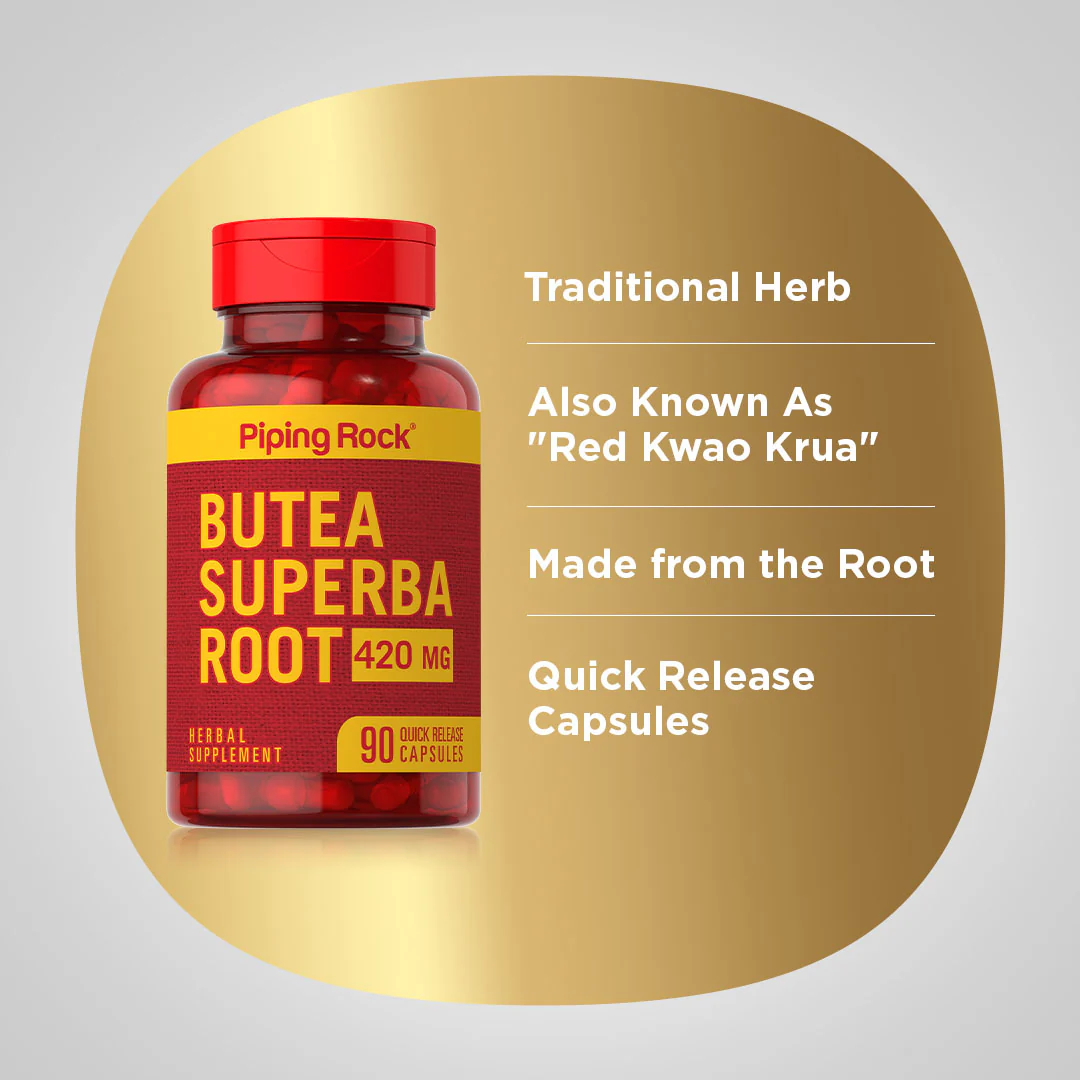 Butea Superba, 420 mg, 90 Quick Release Capsules - Image 4