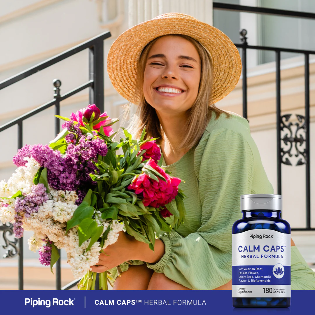 Calm Caps, 180 Quick Release Capsules, 2  Bottles - Image 7