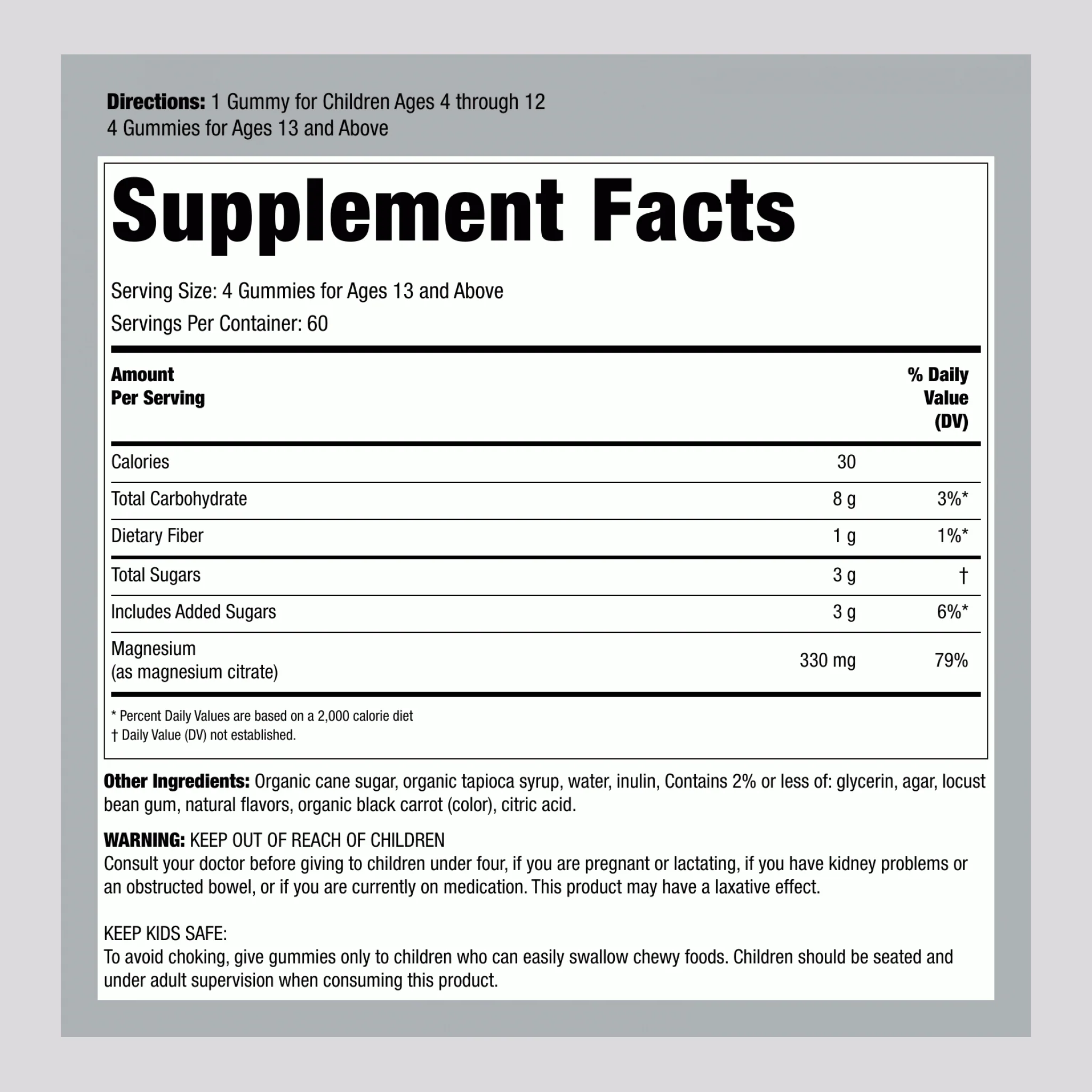 CALM Gummies Raspberry-Lemon Flavor, 240 Tasty Gummies - Image 2