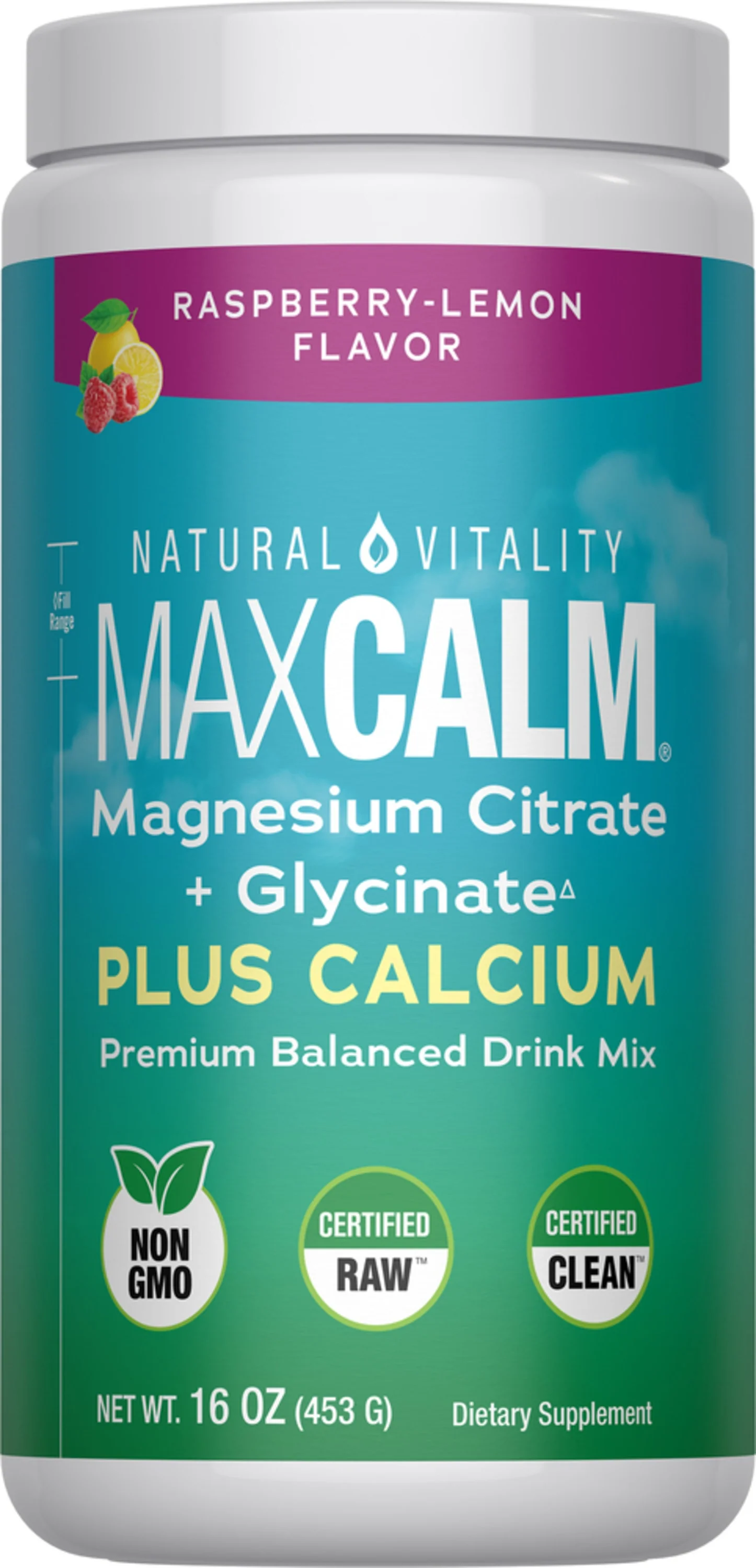 CALM plus Calcium Powder Raspberry-Lemon, 16 oz (454 g) - Image 8