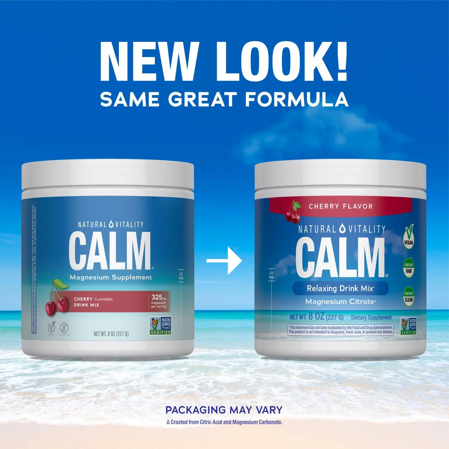 CALM Powder Cherry, 8 oz (226 g) - Image 4