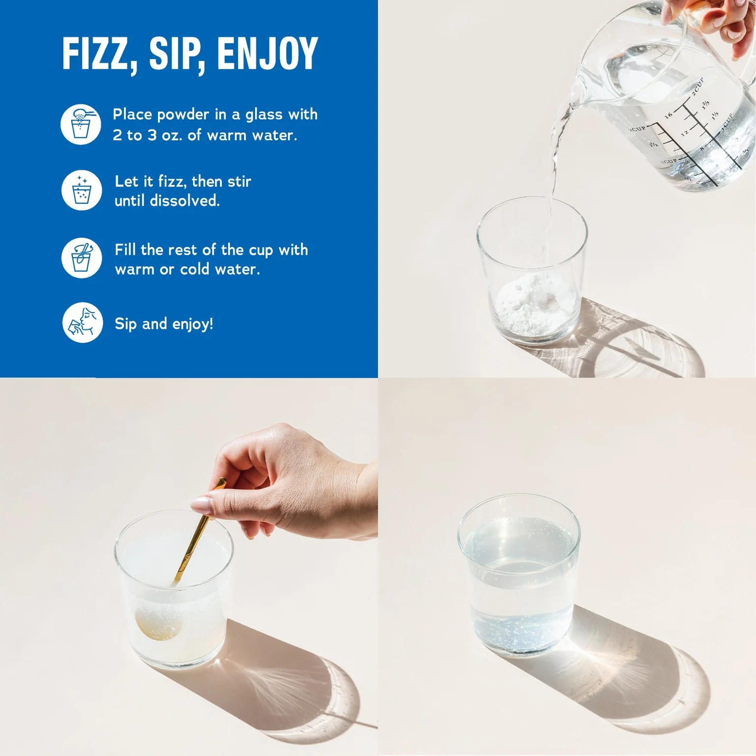 CALM Powder Raspberry-Lemon Stick Packs, 30 Stick Packs - Image 5