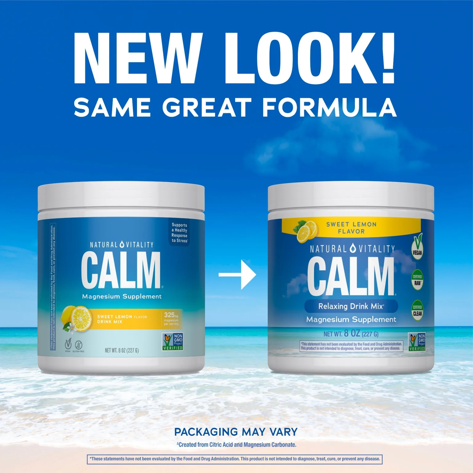 CALM Powder Sweet Lemon, 8 oz (227 g) - Image 4