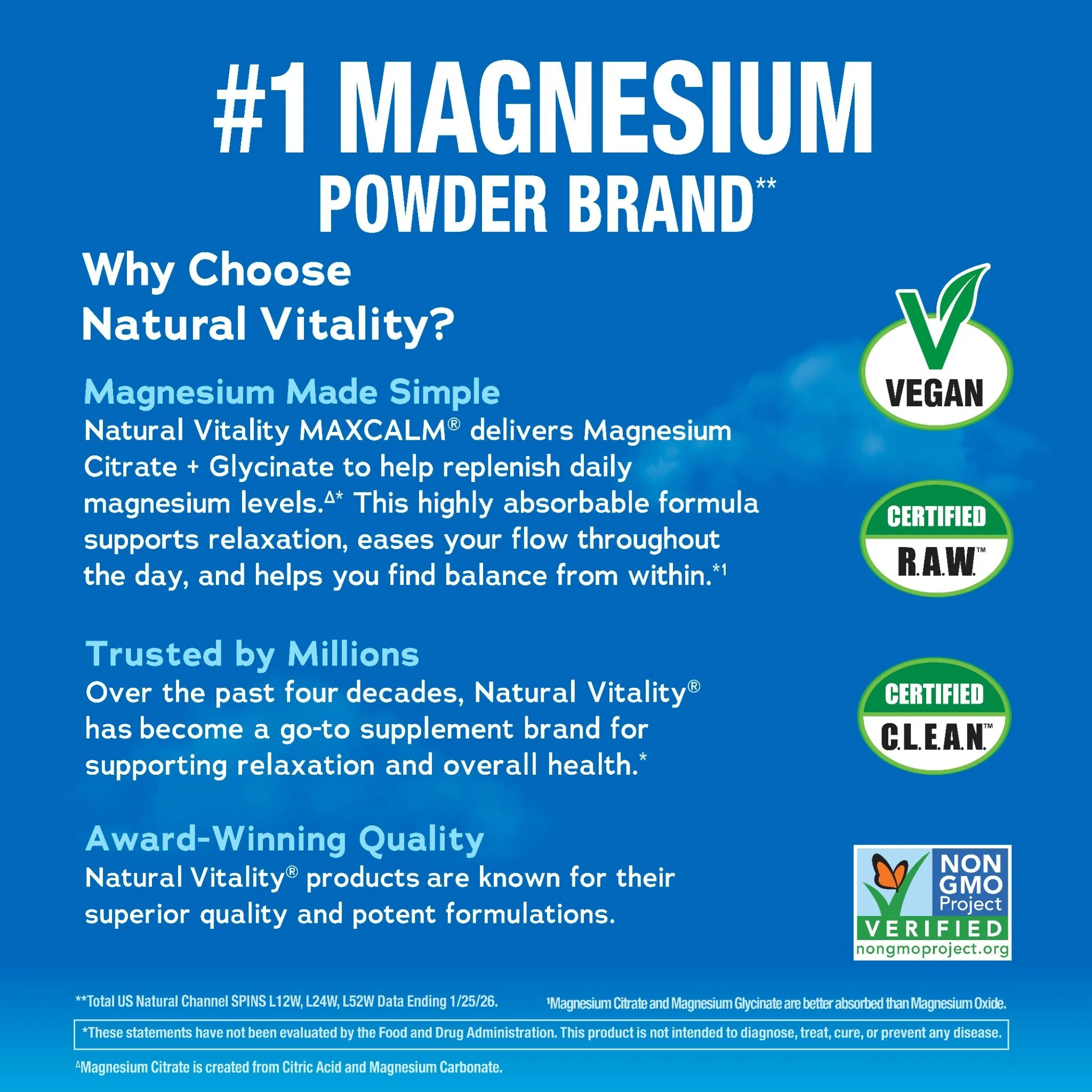 CALM Powder Unflavored, 8 oz (226 g) - Image 7