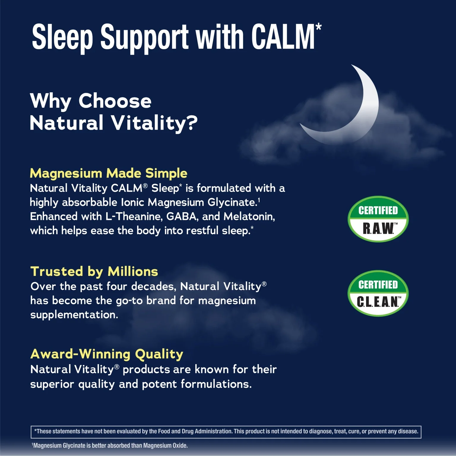 CALM Sleep with Melatonin, 120 Vegan Capsules - Image 8