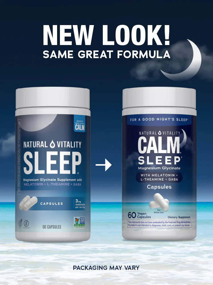 CALM Sleep with Melatonin, 60 Vegan Capsules - Image 4