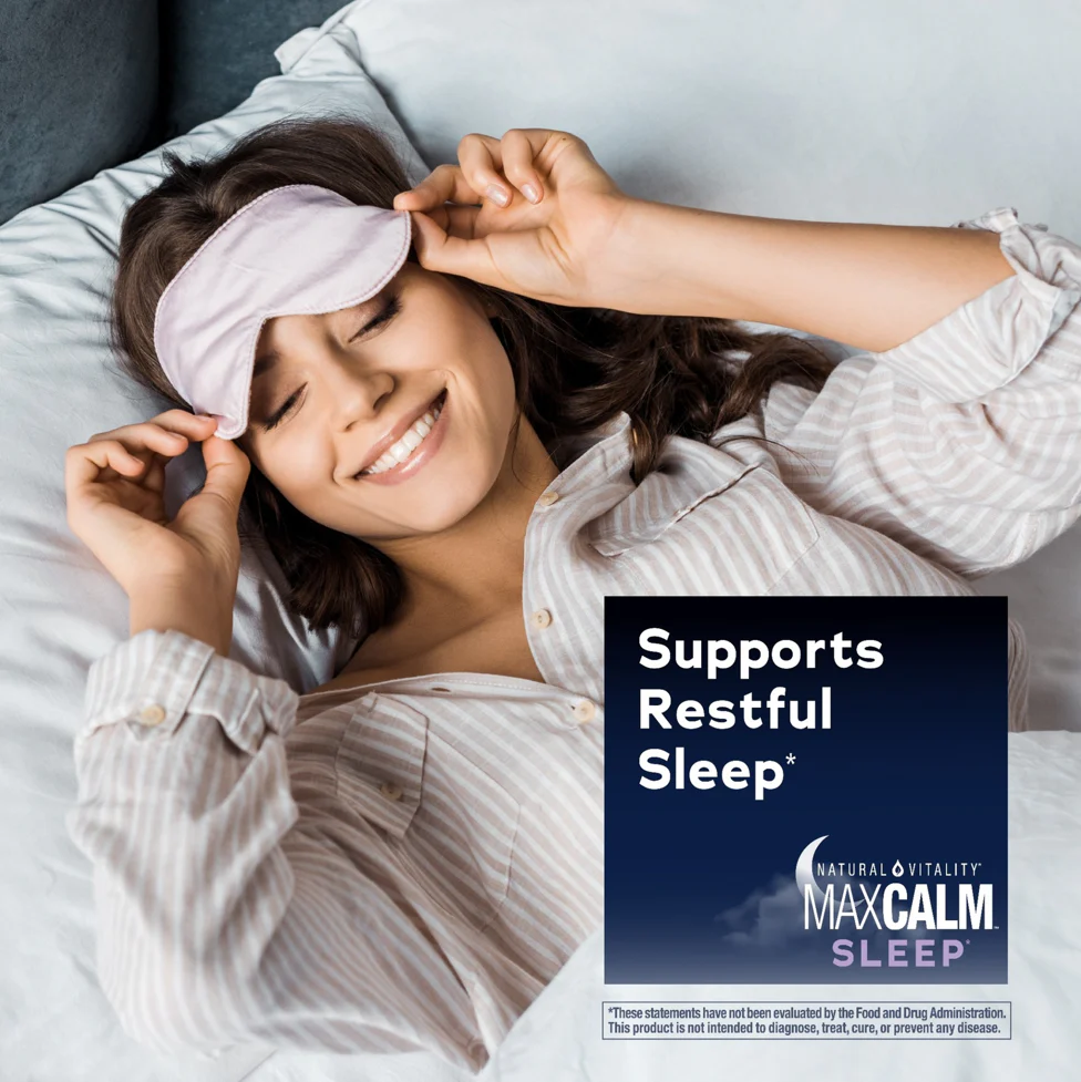 CALM Sleep with Melatonin Gummies Blueberry-Pomegranate Flavor, 120 Tasty Gummies - Image 5