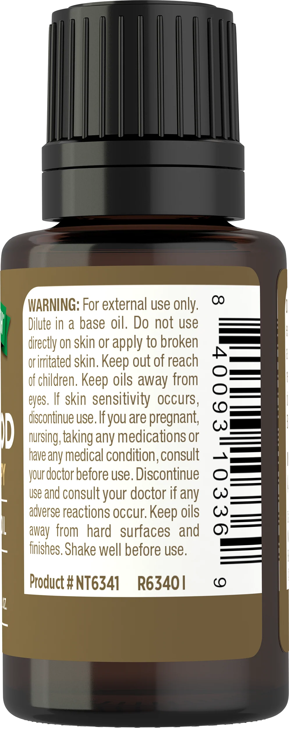 Cedarwood Pure Essential Oil, 1/2 fl oz (15 mL) Dropper Bottle - Image 3