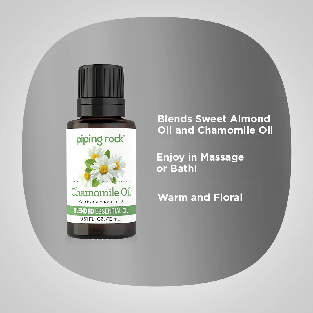Chamomile Essential Oil Blend, 1/2 fl oz (15 mL) Dropper Bottle, 2  Dropper Bottles - Image 3