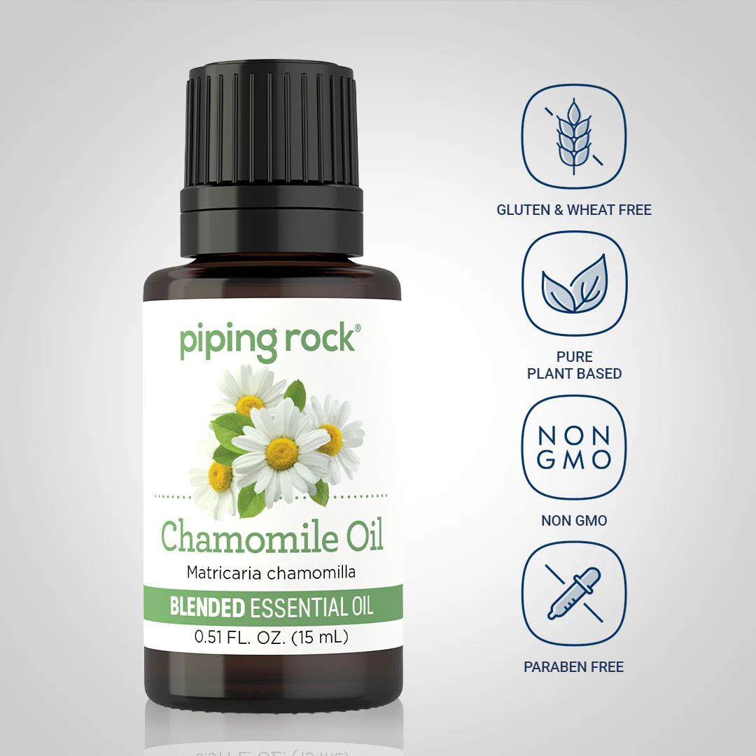 Chamomile Essential Oil Blend, 1/2 fl oz (15 mL) Dropper Bottle, 2  Dropper Bottles - Image 4
