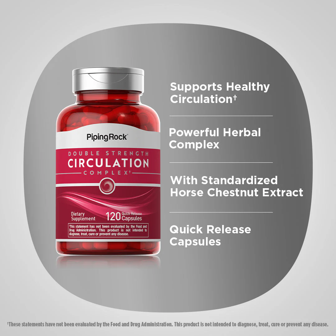 Circulation Complex (Double Strength), 120 Quick Release Capsules - Image 4