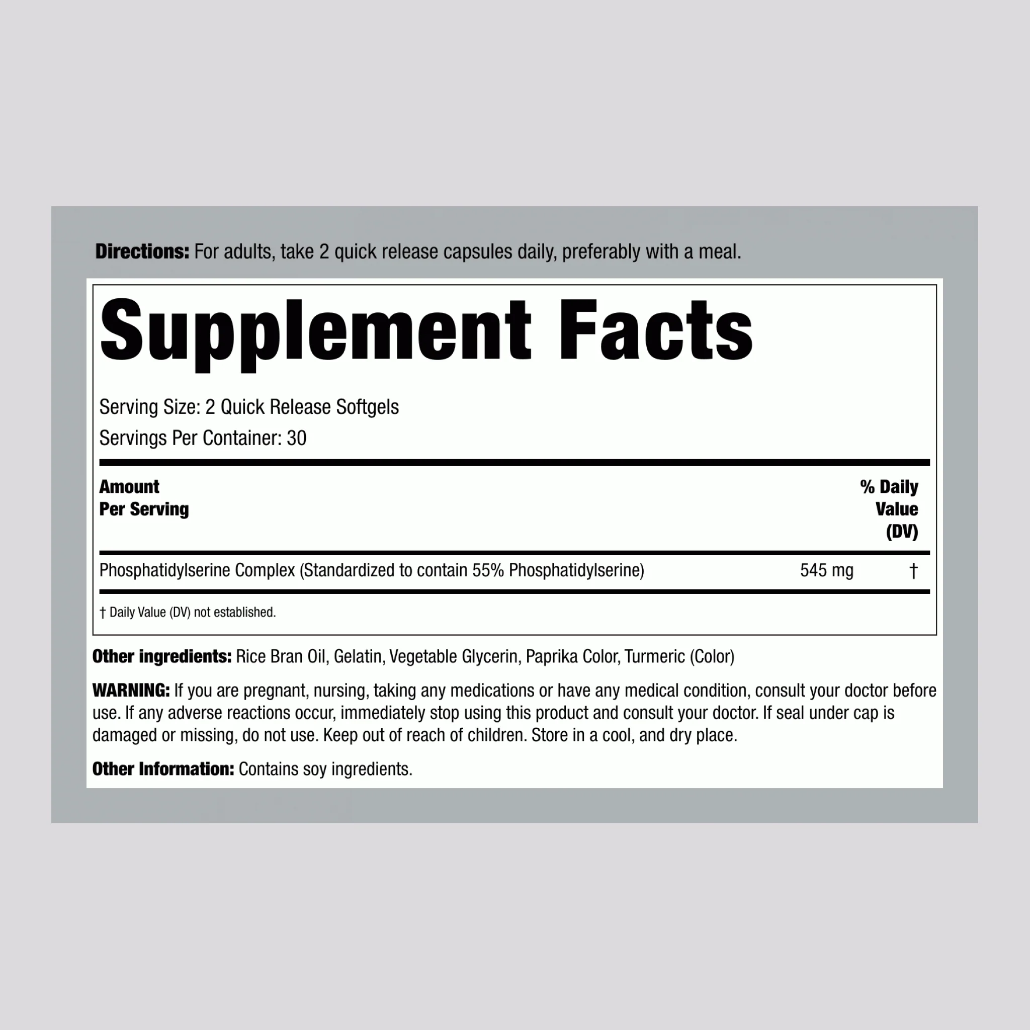 CogniPeak Brain Support, 60 Quick Release Softgels - Image 2