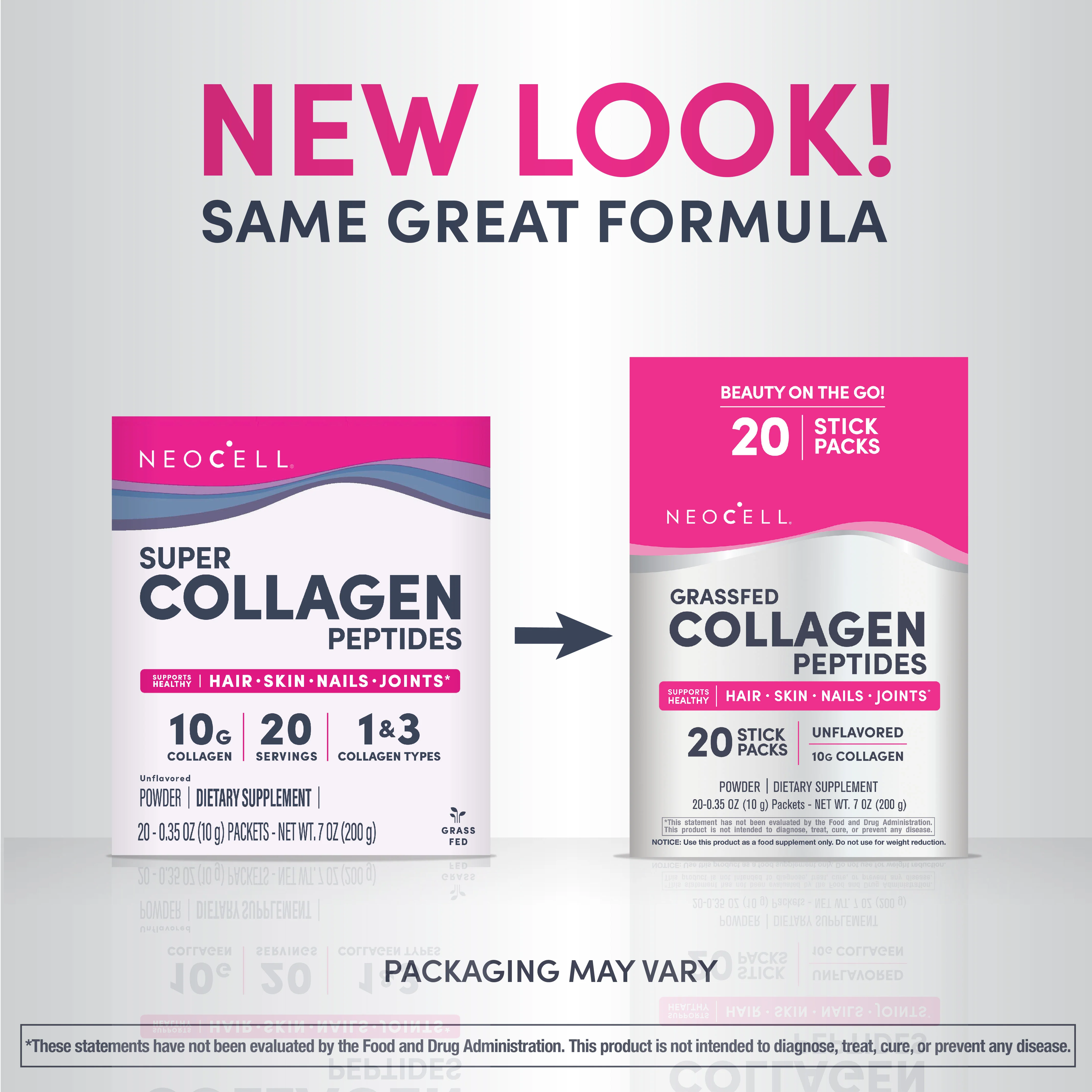 Collagen Peptides 10 gram Stick Packs, 20 Stick Packs - Image 5