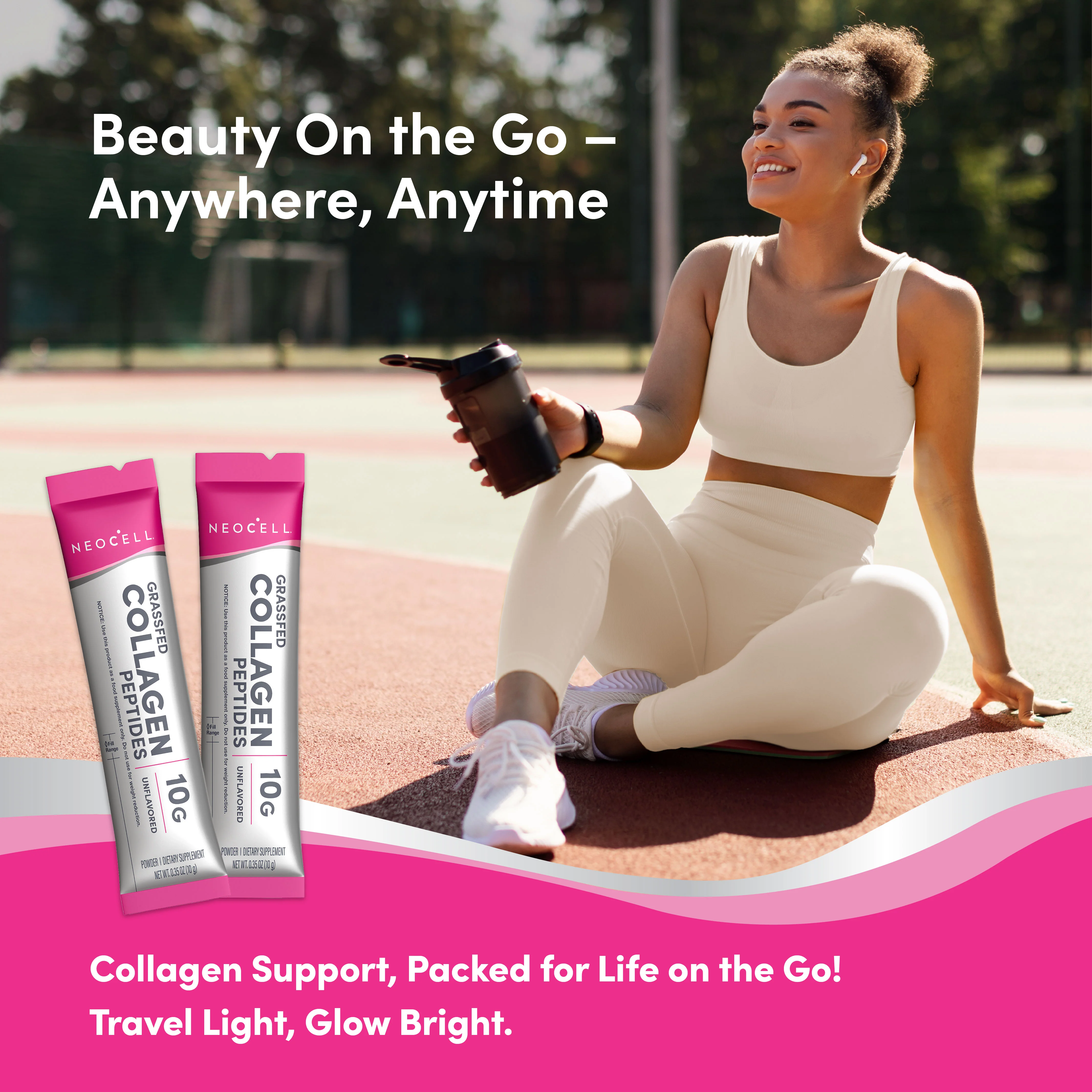 Collagen Peptides 10 gram Stick Packs, 20 Stick Packs - Image 9