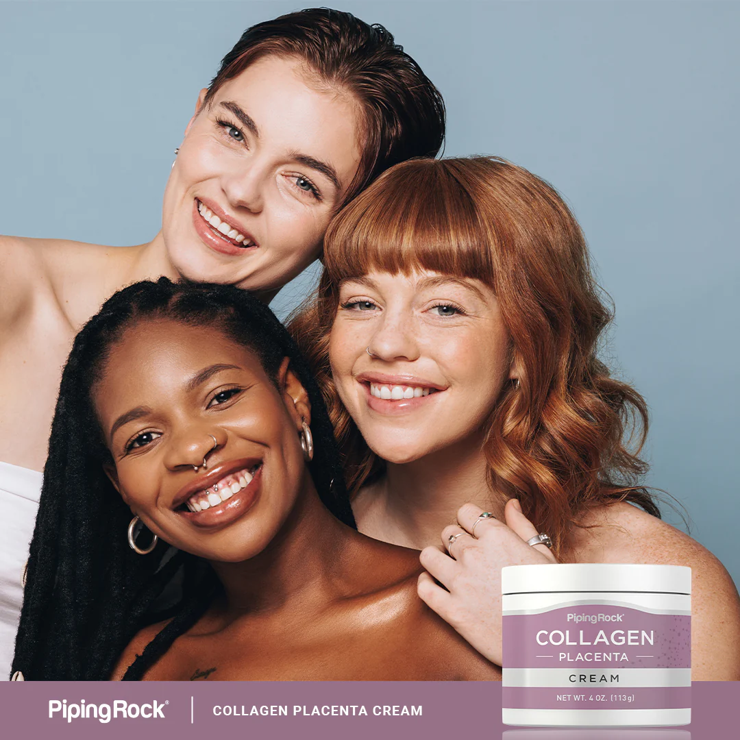 Collagen & Placenta Cream, 4 oz (113 g) Jar, 3  Jars - Image 6