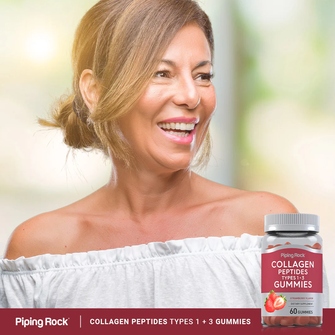 Collagen Type 1 & 3 (Strawberry), 60 Gummies, 2  Bottles - Image 6