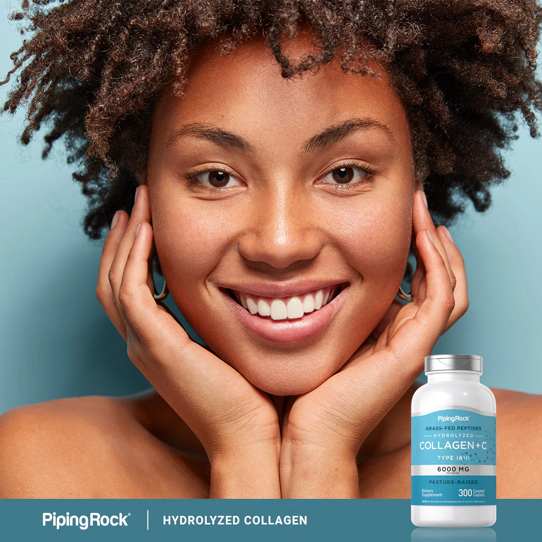 Collagen Type I & III, 6000 mg (per serving), 300 Coated Caplets, 2  Bottles - Image 7