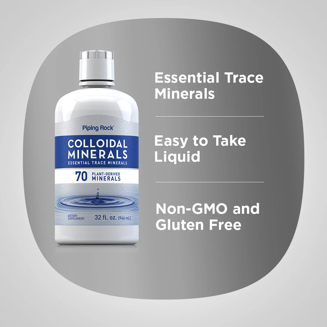 Colloidal Minerals (Unflavored), 32 fl oz (946 mL) Bottle - Image 3