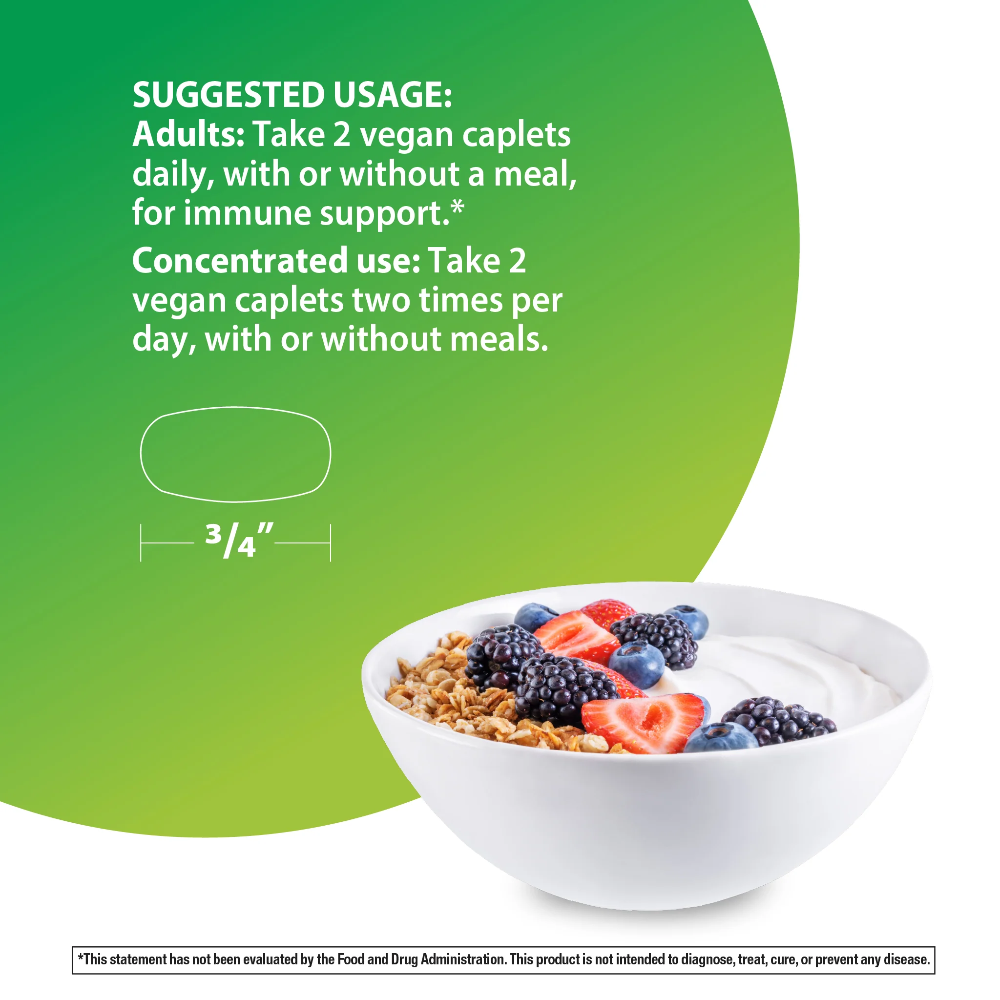Counter Attack, 90 Vegan Caplets - Image 5