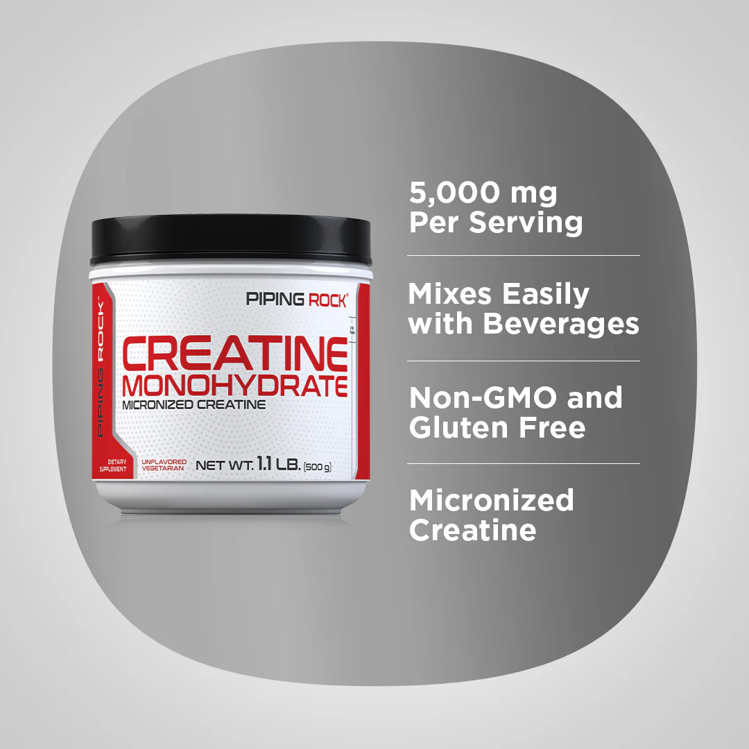 Creatine Powder (Micronized), 5000 mg, 1.1 lb (500 g) Bottle, 2  Bottles - Image 3