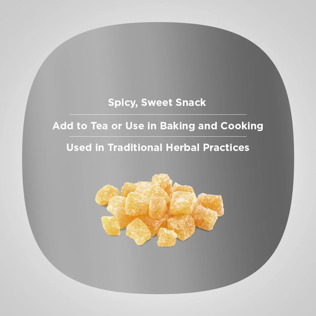 Crystallized Ginger, 1 lb (454 g) Bag, 2  Bags - Image 3