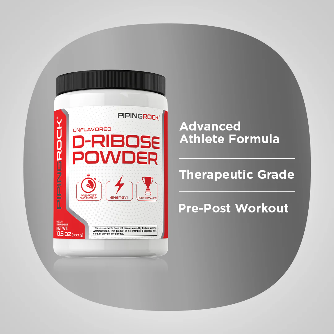 D-Ribose Powder 100% Pure, 10.6 oz (300 g) Bottle, 2  Bottles - Image 3