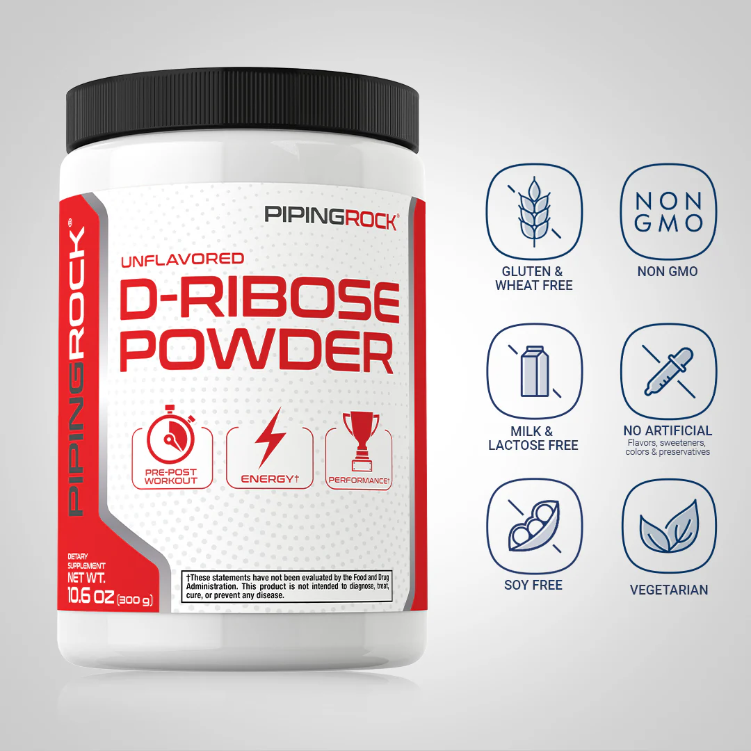 D-Ribose Powder 100% Pure, 10.6 oz (300 g) Bottle, 2  Bottles - Image 4