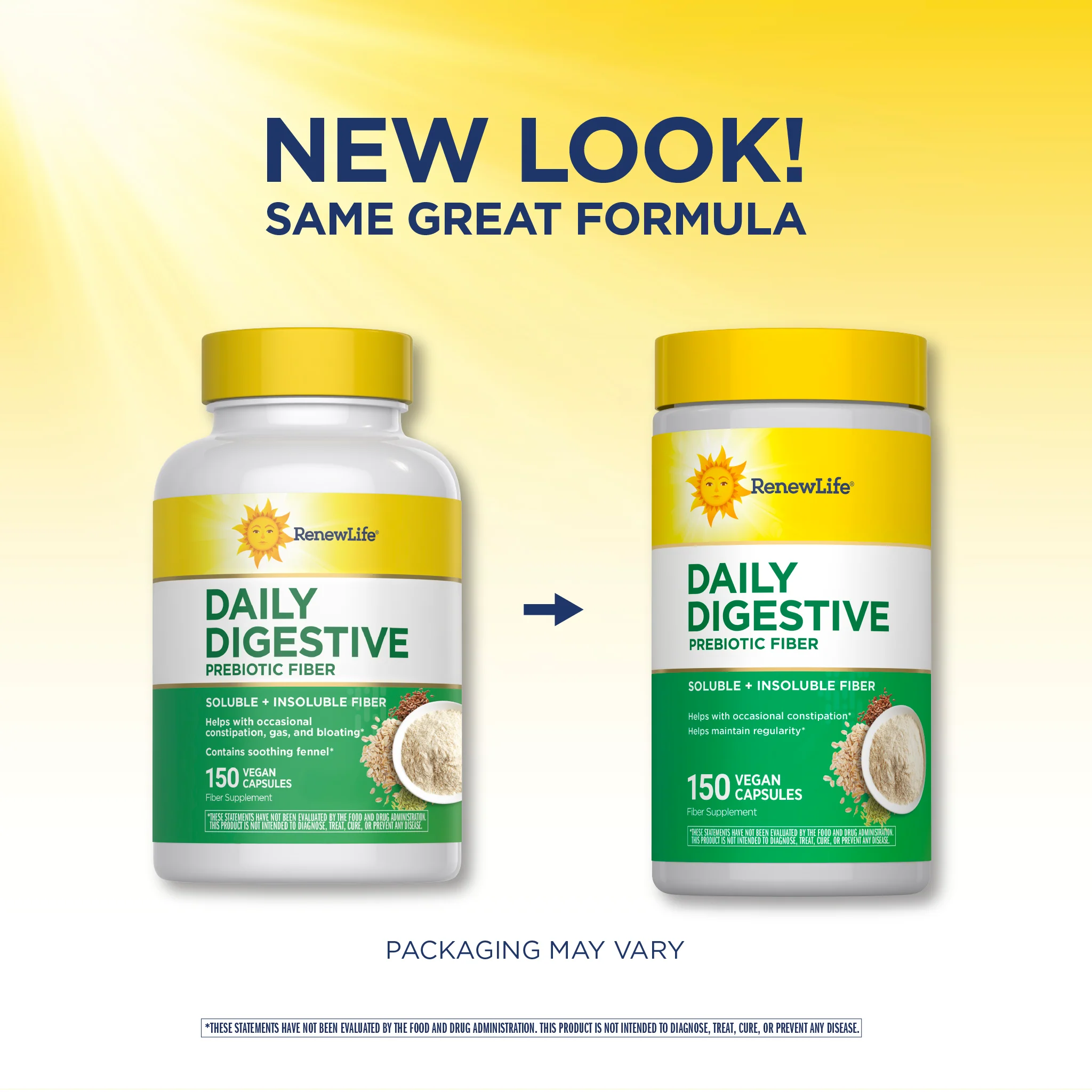 Daily Digestive Prebiotic Fiber, 150 Vegetarian Capsules - Image 4
