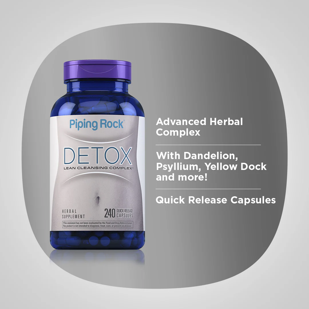 Detox Lean Cleansing Complex, 240 Quick Release Capsules, 2  Bottles - Image 4