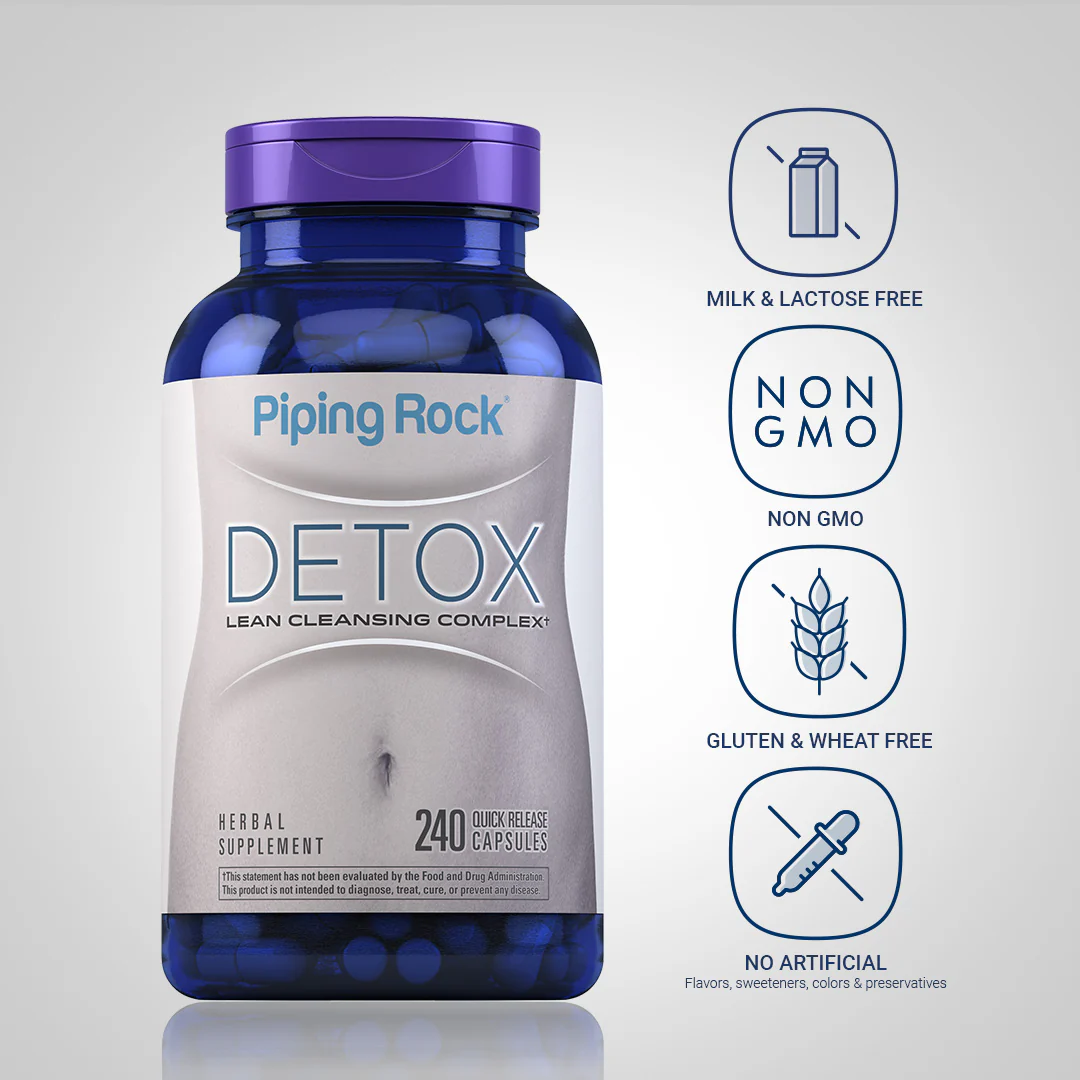 Detox Lean Cleansing Complex, 240 Quick Release Capsules, 2  Bottles - Image 5
