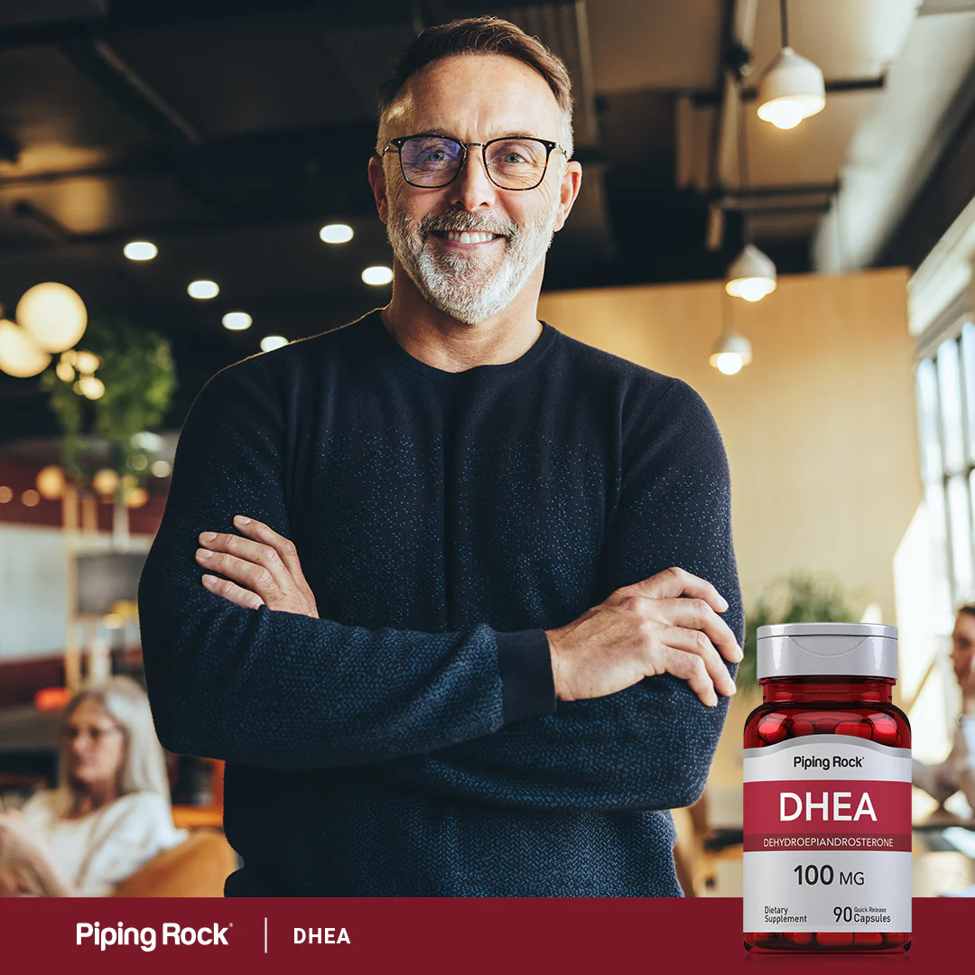 DHEA, 100 mg, 90 Quick Release Capsules - Image 7