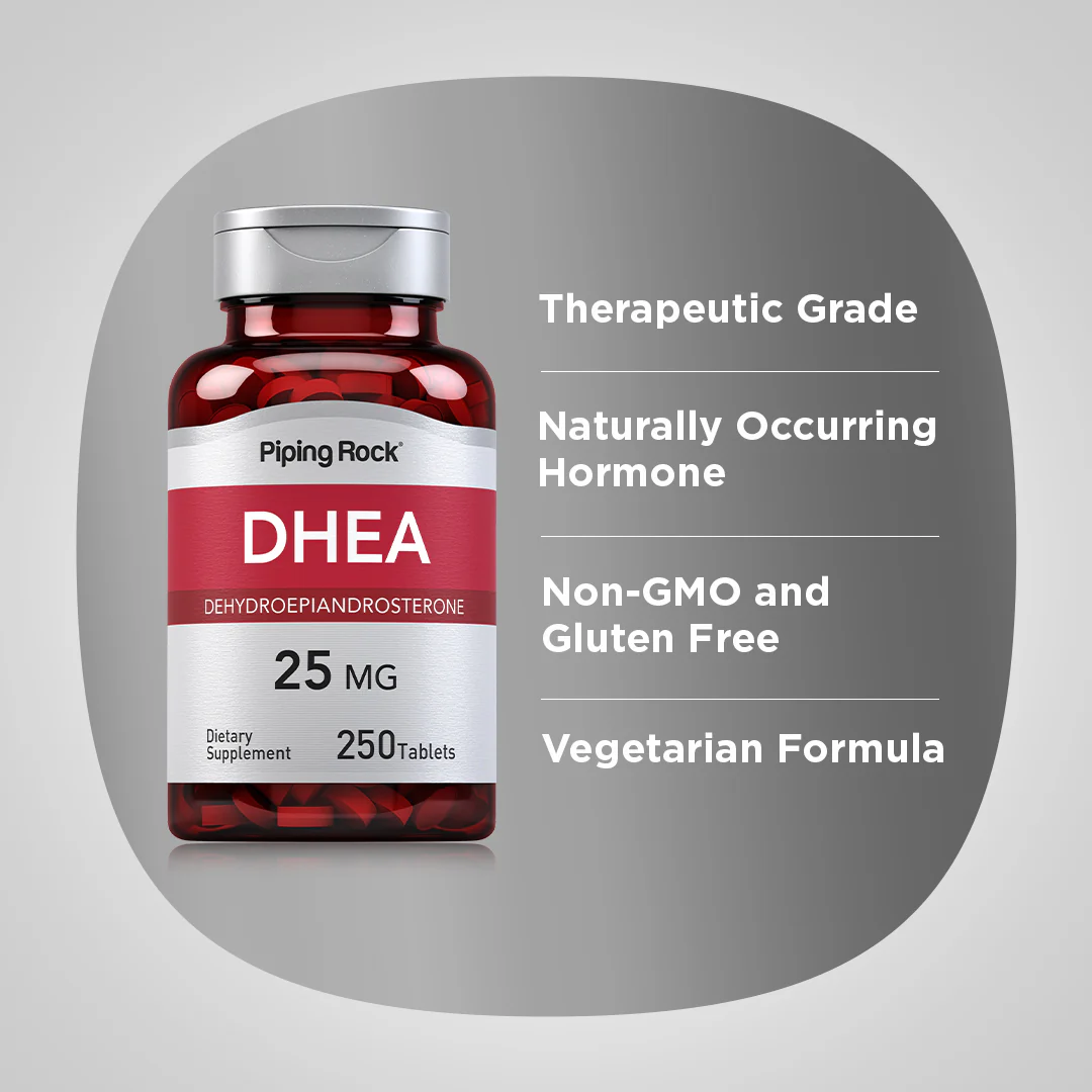 DHEA, 25 mg, 250 Tablets, 2  Bottles - Image 4