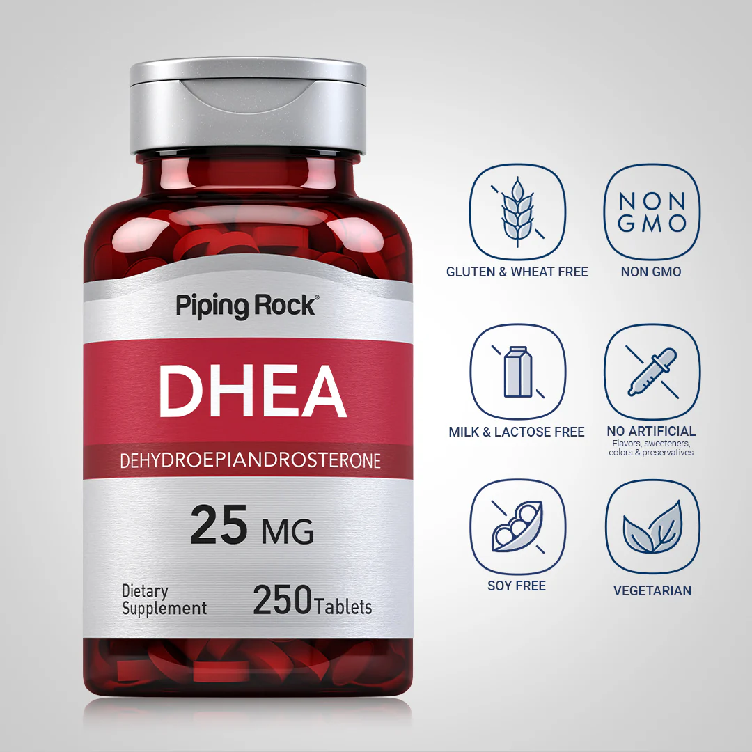DHEA, 25 mg, 250 Tablets - Image 5